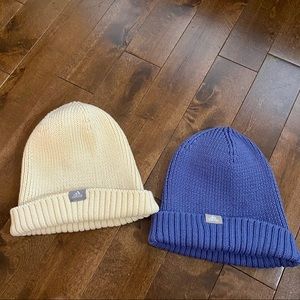 Two Adidas Beanies